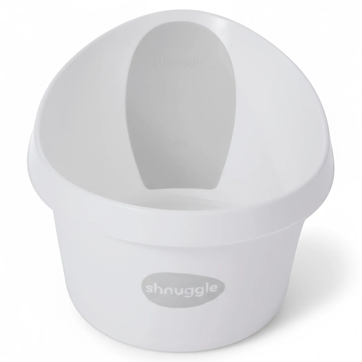 Wanienka Shnuggle Toddler z piankowym oparciem white and grey
