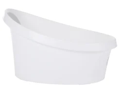 Wanienka Shnuggle Toddler z piankowym oparciem white and grey
