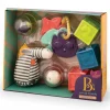 Sensoryczne | B.Toys Wee B. Ready – zestaw prezentowy dla niemowląt