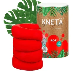Wegańska masa plastyczna w puszce XXL, 1kg - czerwona