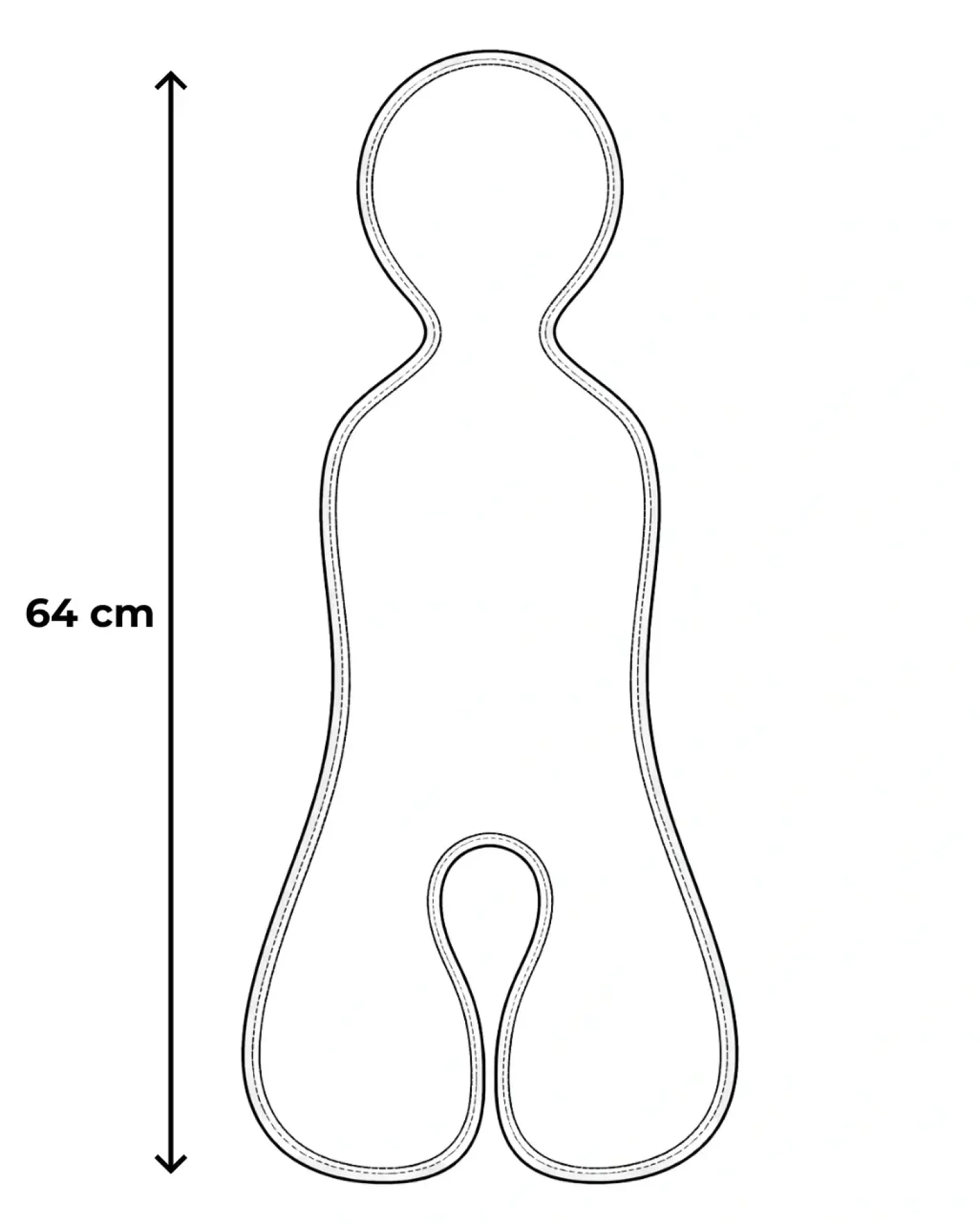 Wełniana wkładka termoregulacyjna MINI merino do fotelika 0-13 kg WRZOS