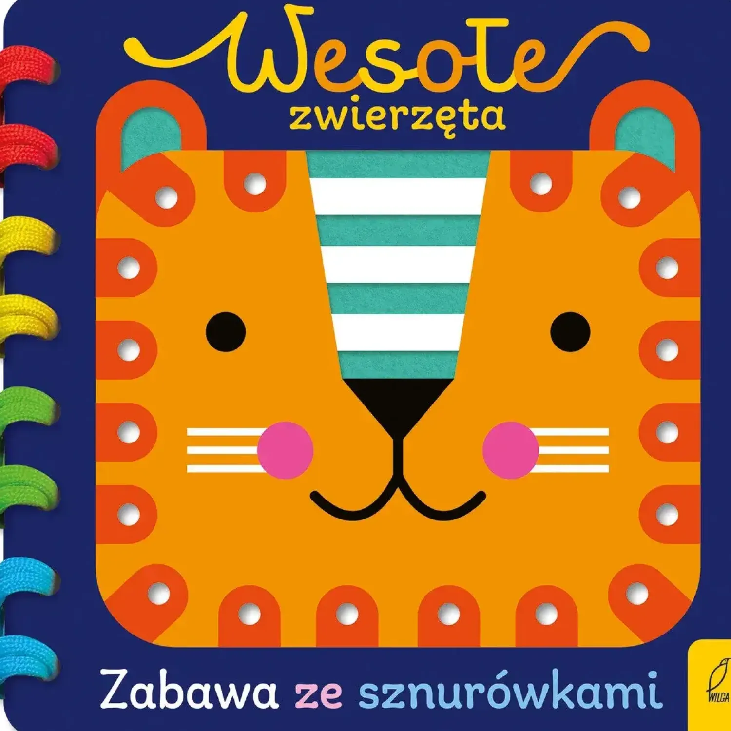 2-5 Lat | Wydawnictwo Wilga Wesołe zwierzęta. Zabawa ze sznurówkami