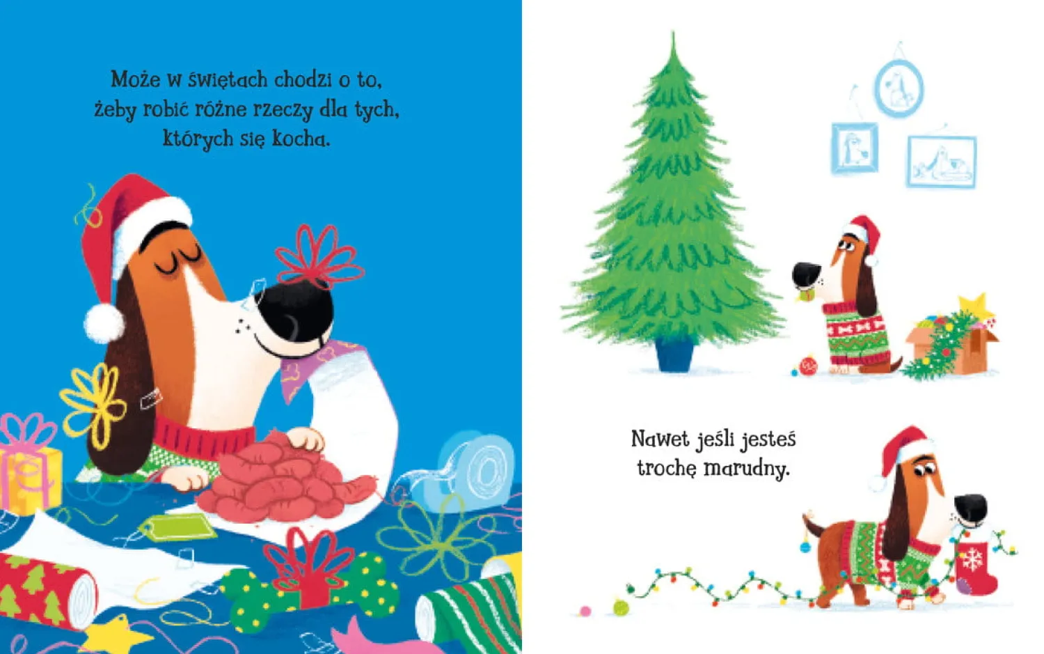 Świąteczne|2-5 Lat | Wydawnictwo Mamania Wesołych świąt, Gus