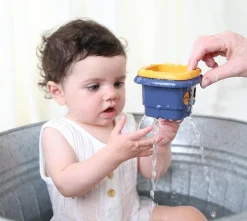 Zabawki Do Kąpieli|12M+ | TOLO Bio Wieża aktywności kubeczki do kąpieli 12m+