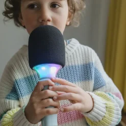 Świecący mikrofon KIDYMIC - zielony