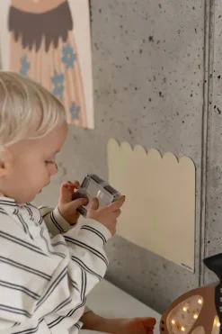 Wielofunkcyjna naklejka ścienna - fala MINI