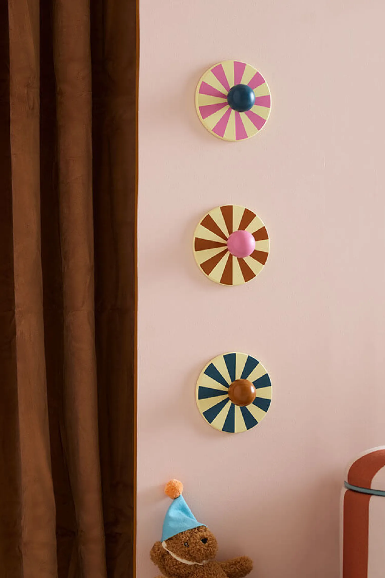 Dekoracje Dziecięce|Porządek W Domu | Kids Concept Wieszaki ścienne CIRCUS, 3 szt.
