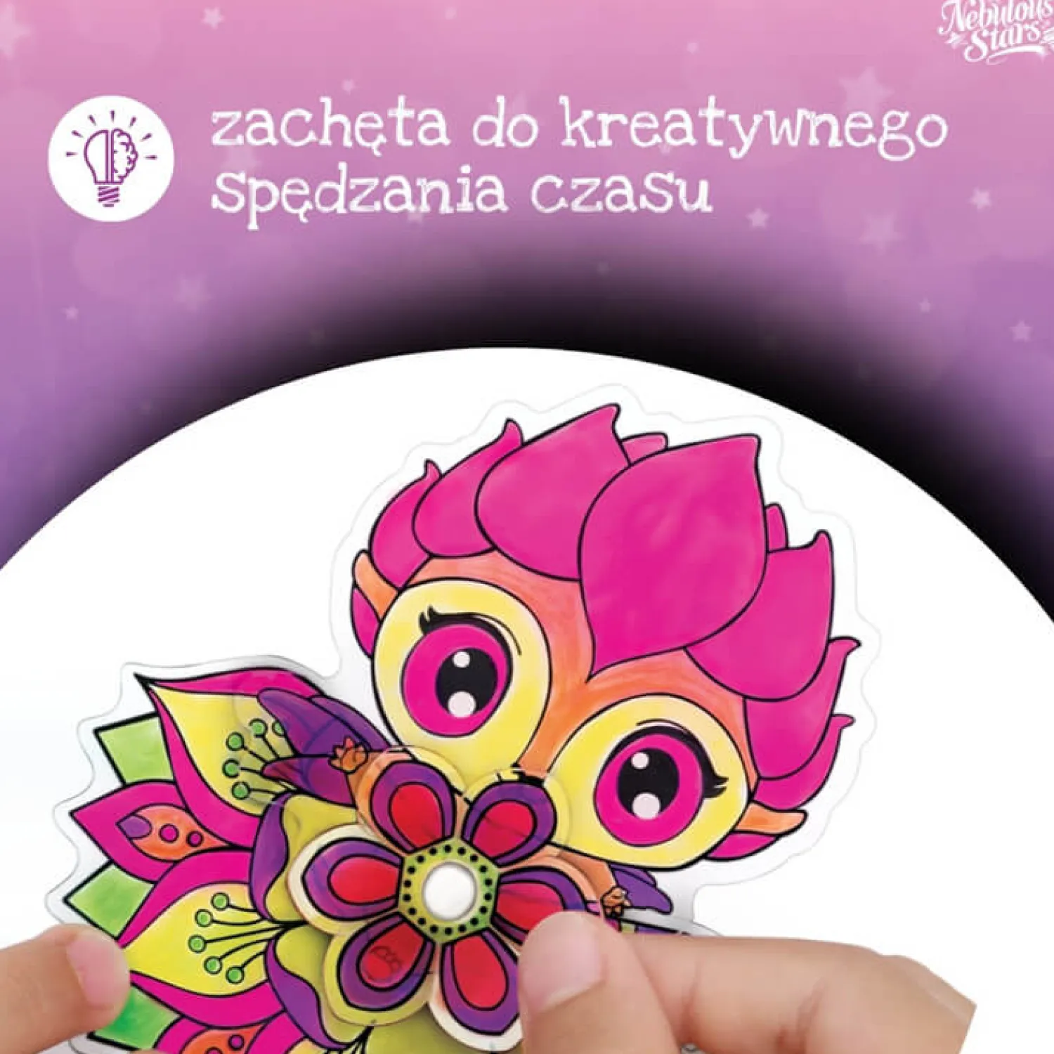 8 Lat+|Diy | Nebulous Stars Witraż na okno – zestaw do malowania z szablonami dla dzieci 3szt. 7+