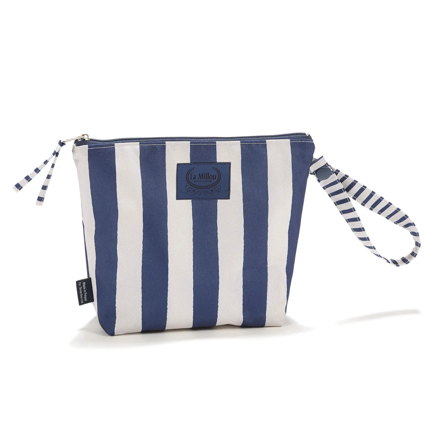 Akcesoria Do Przewijania|Przydatne Akcesoria | La Millou Wodoodporna kosmetyczka HYGGE - STRIPES NAVY