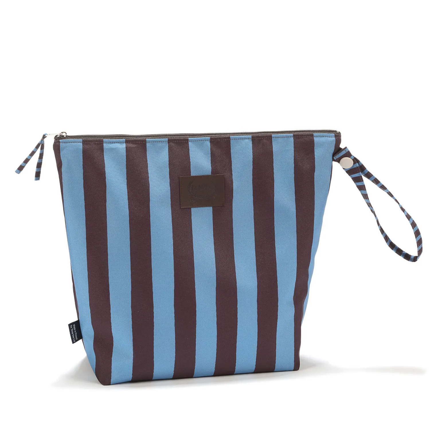 Akcesoria Do Przewijania|Przydatne Akcesoria | La Millou Wodoodporna kosmetyczka HYGGE - STRIPES BLUE