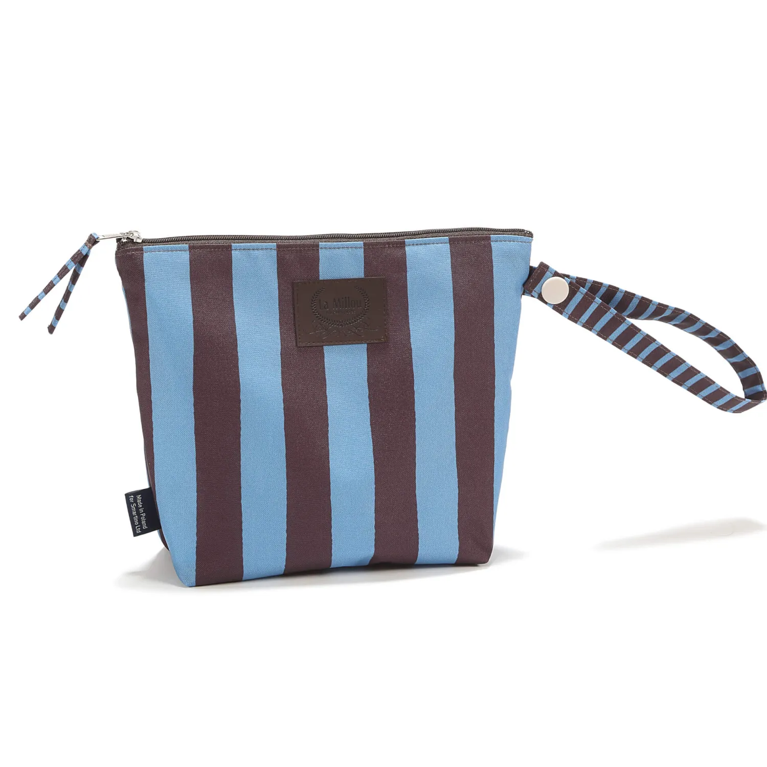 Akcesoria Do Przewijania|Przydatne Akcesoria | La Millou Wodoodporna kosmetyczka HYGGE - STRIPES BLUE
