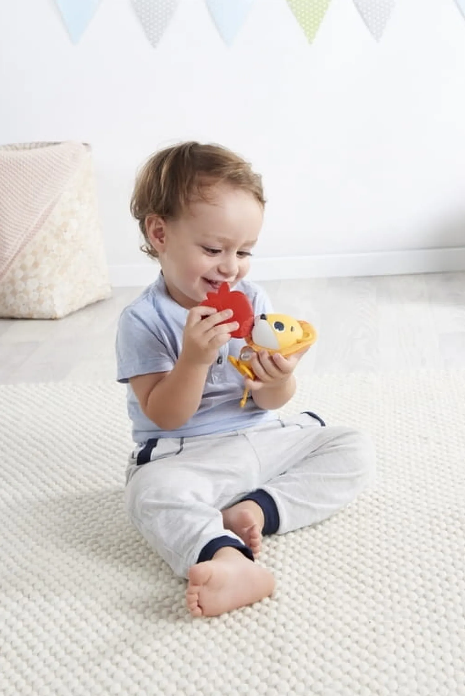 12M+|Aktywizujące | Tiny Love Wonder Buddies, Mały Odkrywca Lew Leonardo - zabawka interaktywna