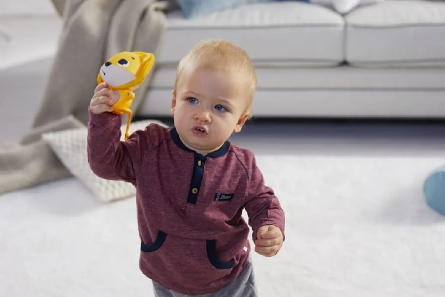 12M+|Aktywizujące | Tiny Love Wonder Buddies, Mały Odkrywca Lew Leonardo - zabawka interaktywna