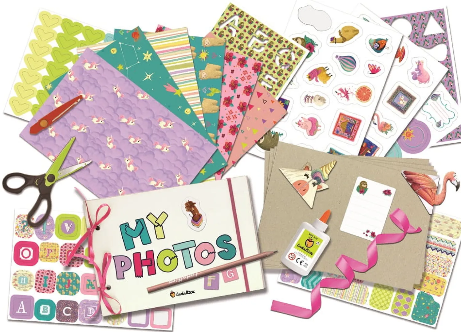 Zestawy Kreatywne|Diy | Ludattica Wonderful SCRAPBOOK - stwórz własny album - zestaw kreatywny