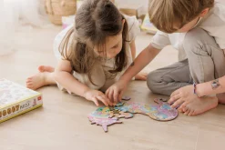 6 Lat+|7 Lat+ | Ludattica WOODY PUZZLE – drewniane puzzle konturowe – BAŚNIOWE POSTACI