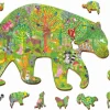 8 Lat+|Puzzle | Ludattica WOODY PUZZLE – drewniane puzzle konturowe – LAS