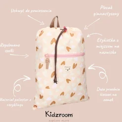 Plecaki I Torebki Dziecięce|Plecaki I Torebki Dziecięce | KIDZROOM Worek gimnastyczny Loving Days Pink
