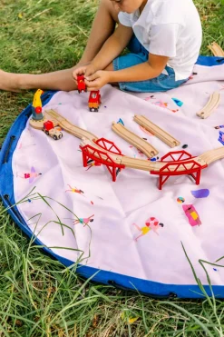 6 Lat+|3 Lata + | Play & Go Worek na Zabawki i Mata do Zabawy NOOMAD Outdoor 2w1 - Beach