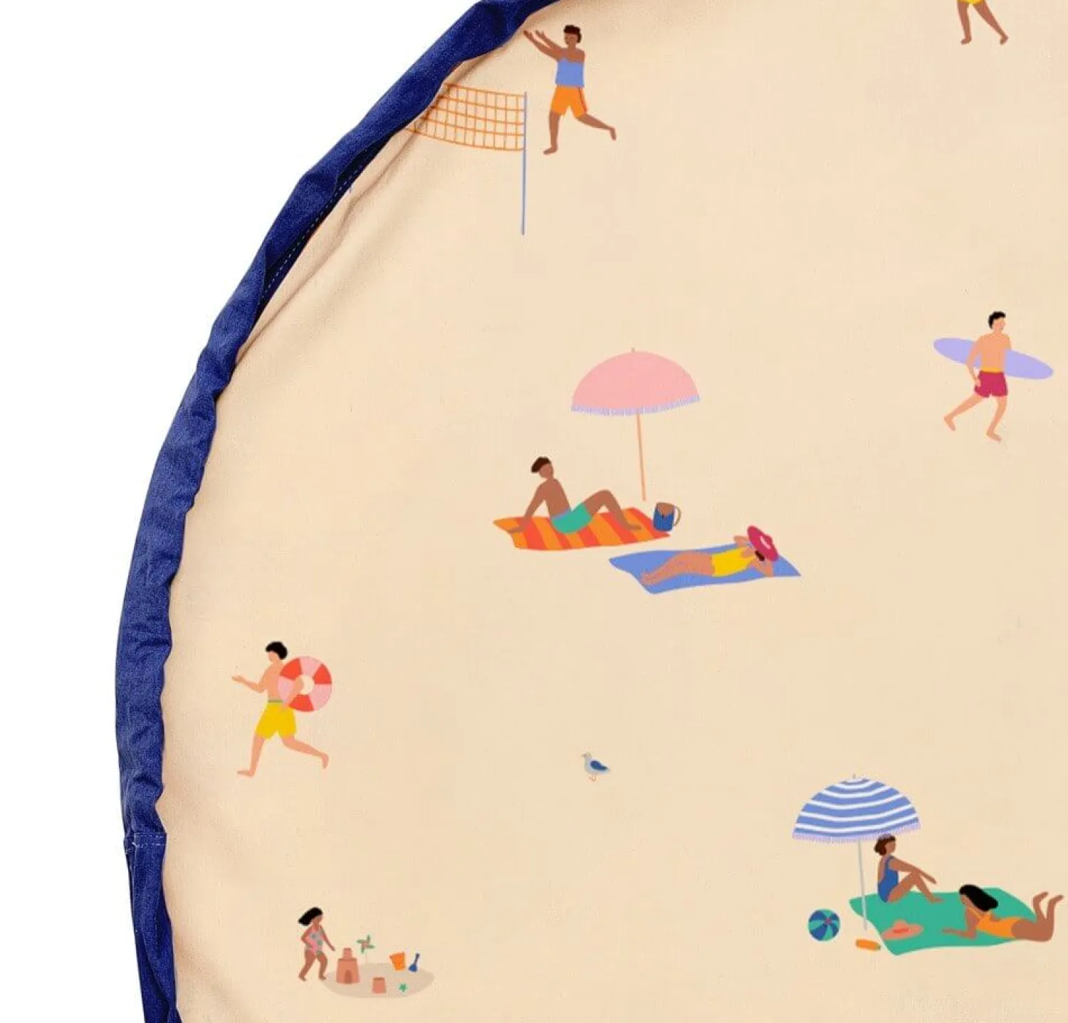 6 Lat+|3 Lata + | Play & Go Worek na Zabawki i Mata do Zabawy NOOMAD Outdoor 2w1 - Beach