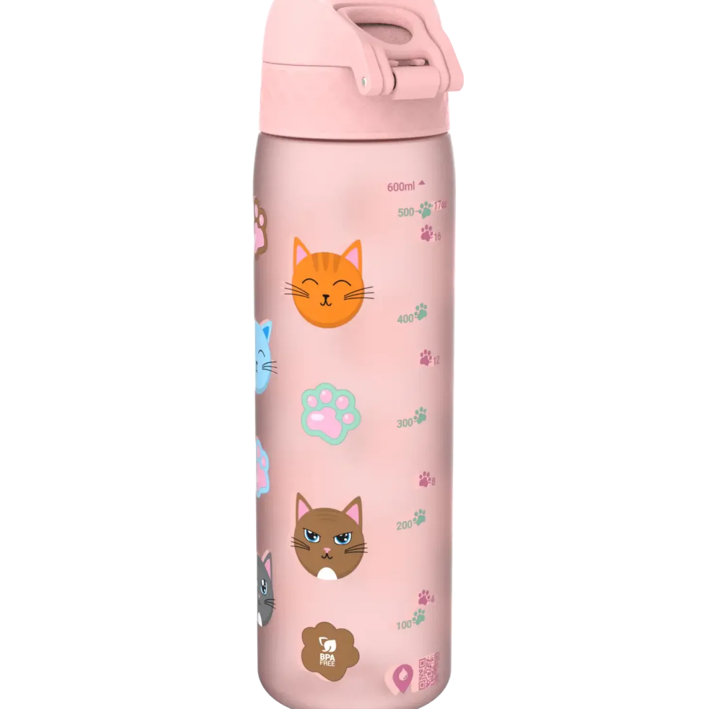 Wąska butelka na napoje - Cats, 500ml