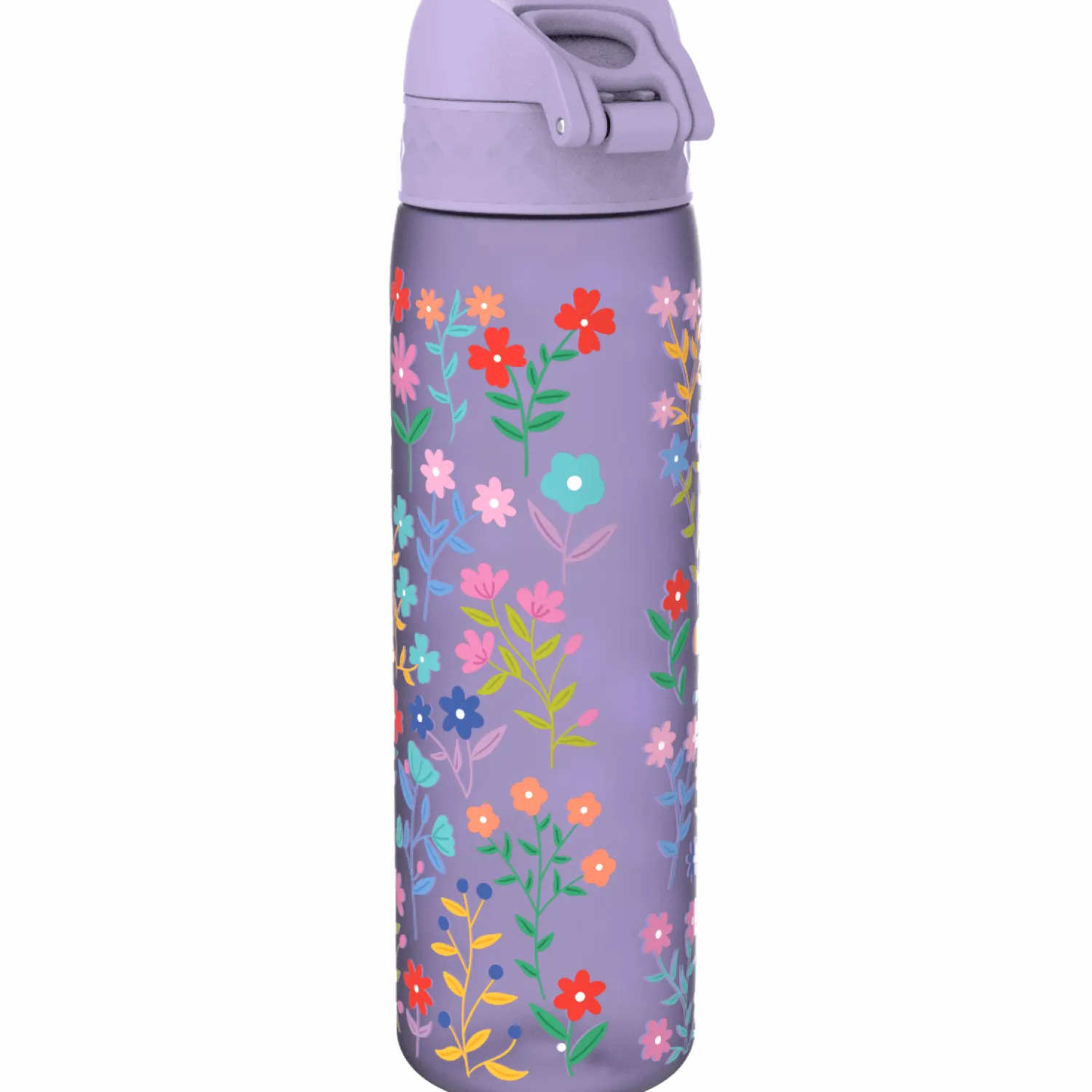 Bidony I Butelki|Bidony I Butelki | ION8 Wąska butelka na napoje - Delicate Floral (Periwinkle), 500ml
