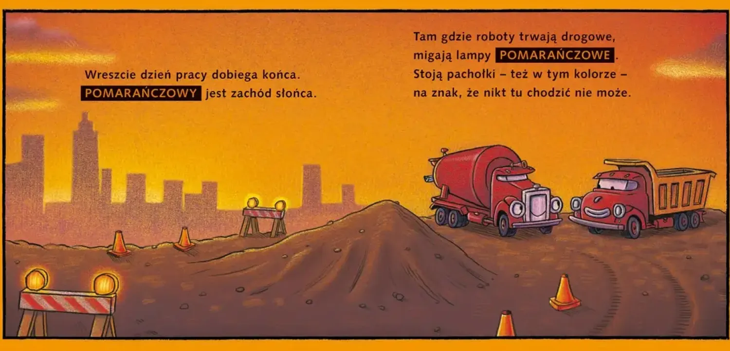 2-5 Lat|0-2 Lat | Wydawnictwo Nasza Księgarnia Wywrotka i kolory. Snów kolorowych, placu budowy