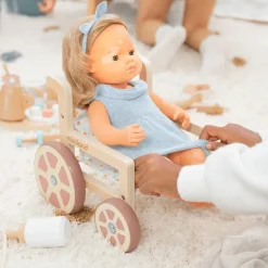 2 Lata +|Akcesoria Dla Lalek | Miniland Wózek inwalidzki dla lalek