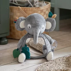 Aktywizujące|Sensoryczne | Sebra Zabawka aktywizująca z lusterkiem - Finley the elephant