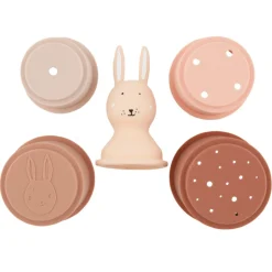Zabawki Do Kąpieli|12M+ | Trixie Zabawka do kąpieli, kubki do układania - Królik, 5 szt.