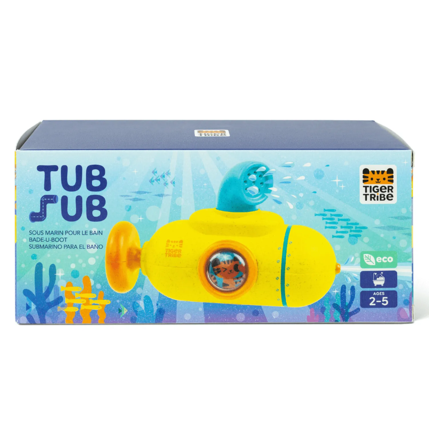 Zabawki Do Kąpieli|2 Lata + | Tiger Tribe Zabawka kąpielowa - Yellow Submarine