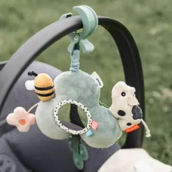 Do Wózka I Fotelika|Idealne W Podróży | Done by Deer Zawieszka Sensoryczna Tiny Farm Green