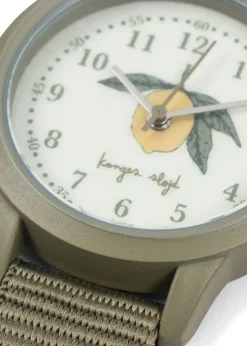 6 Lat+|3 Lata + | Konges slojd Zegarek dziecięcy - lemon