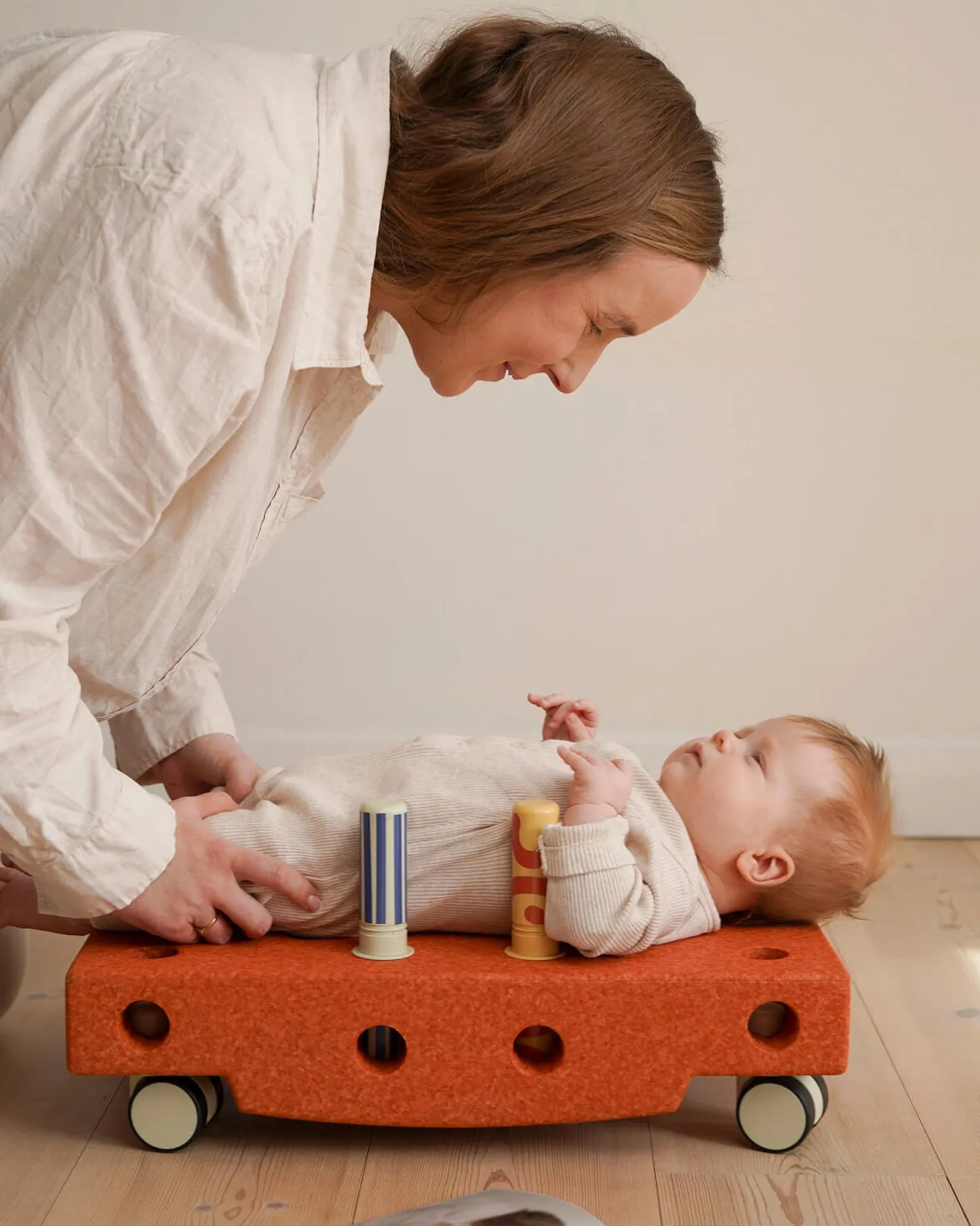 Motoryka Duża | MODU Zestaw baby activity set - Burnt Orange, Dusty Green