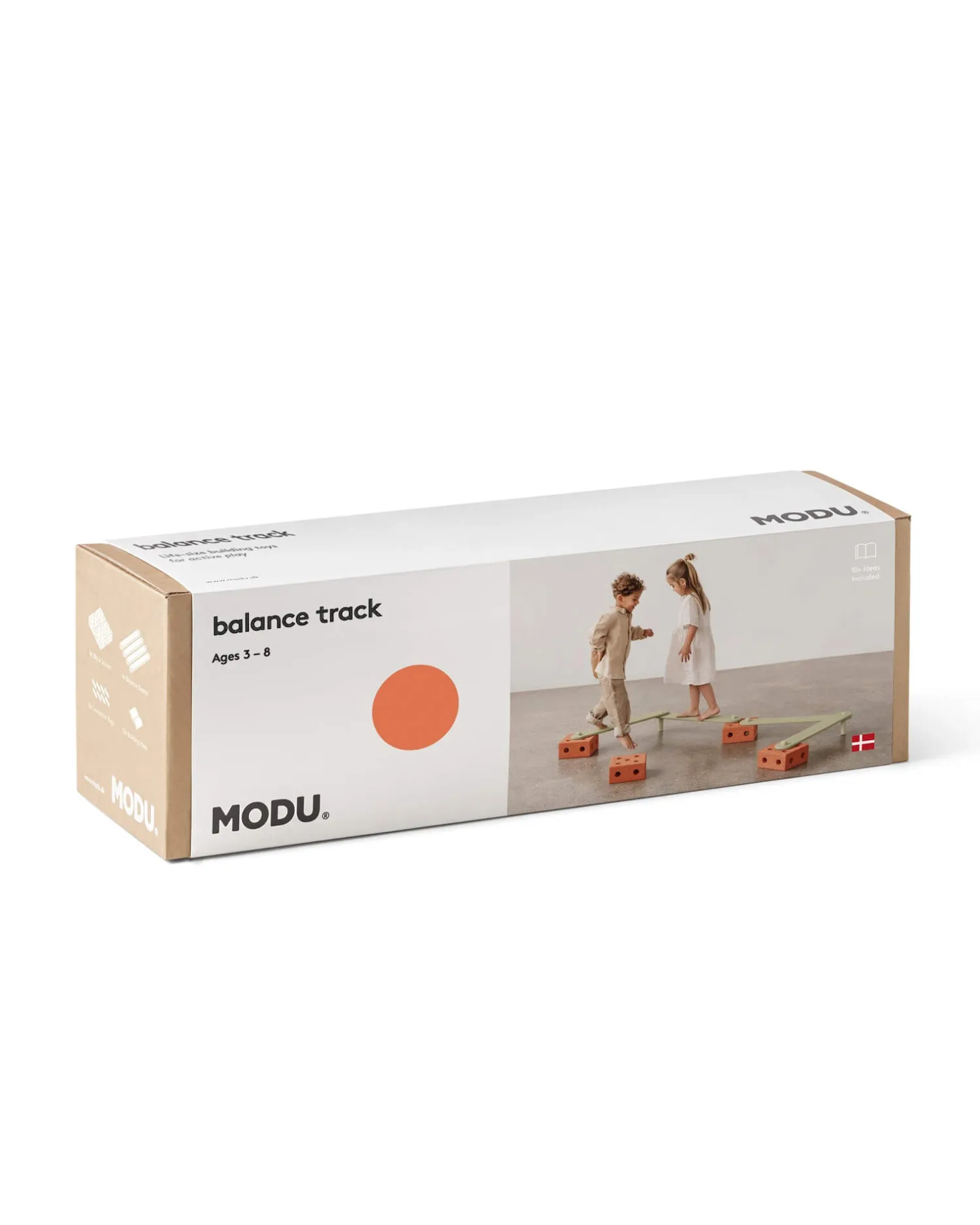 8 Lat+|Motoryka Duża | MODU Zestaw Balance Track - Burnt Orange, Dusty Green