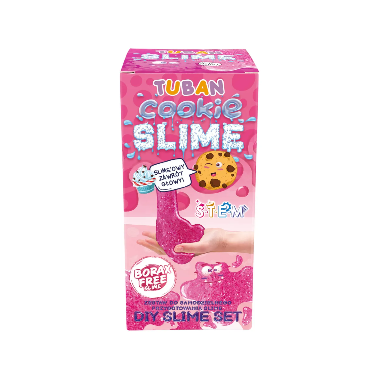 6 Lat+|7 Lat+ | Tuban Zestaw DIY Slime - ciasteczko
