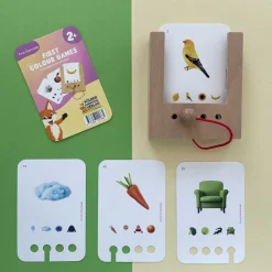 Idealne W Podróży|Edukacyjne | WiemTo Zestaw dla dzieci 2-3 latka. Pudełko i 6 Zestawów Kart