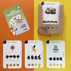 Idealne W Podróży|Edukacyjne | WiemTo Zestaw dla dzieci 2-3 latka. Pudełko i 6 Zestawów Kart