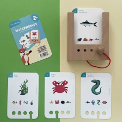 Idealne W Podróży|Edukacyjne | WiemTo Zestaw dla dzieci 2+. Pudełko i 6 Zestawów Kart