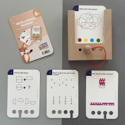 Idealne W Podróży|Edukacyjne | WiemTo Zestaw dla dzieci 6+. Pudełko i 6 Zestawów Kart