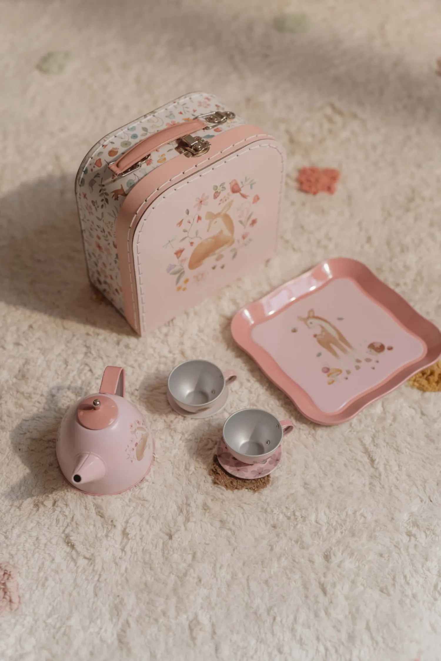 6 Lat+|3 Lata + | Little Dutch Zestaw do herbaty w walizeczce Fairy Garden