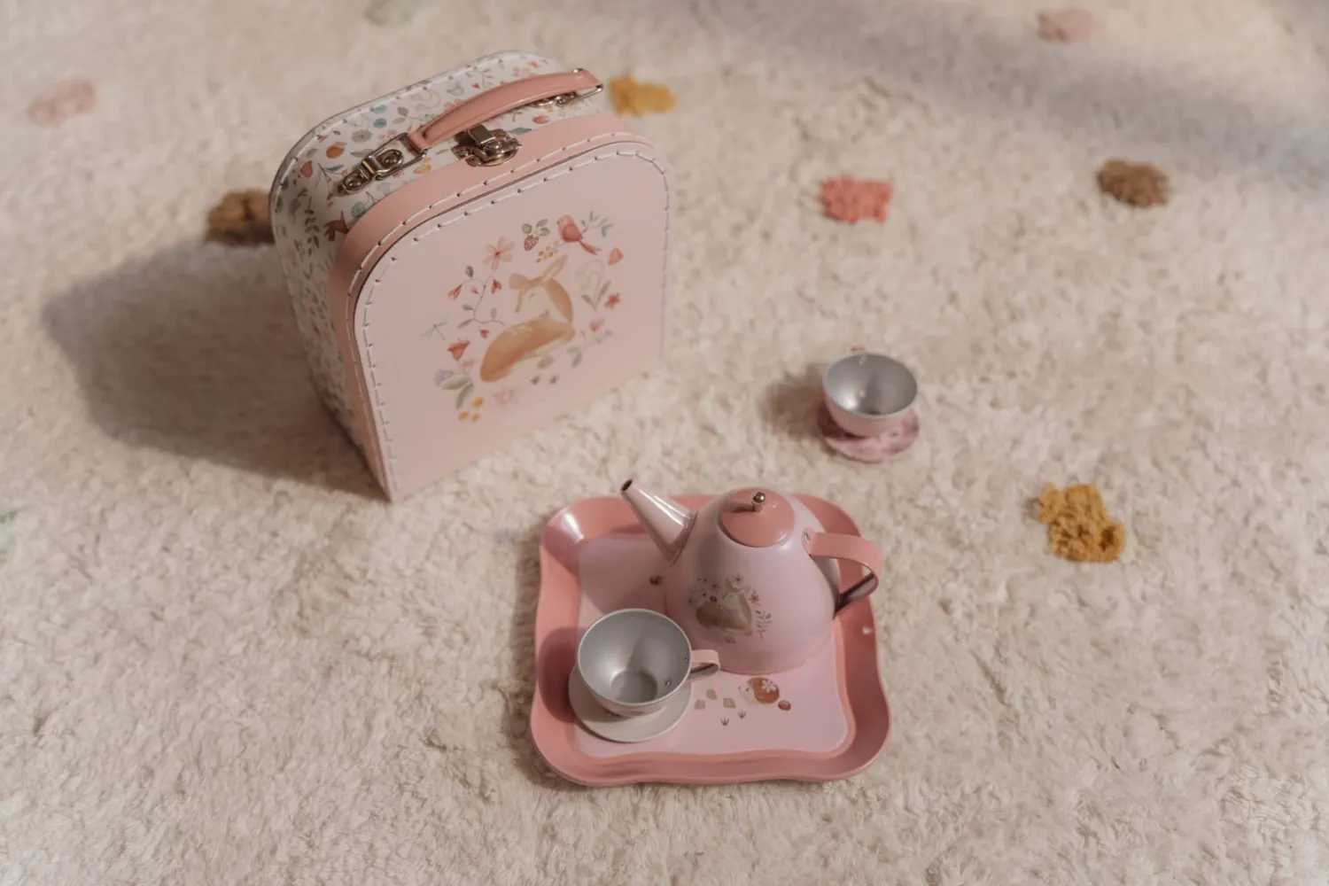 6 Lat+|3 Lata + | Little Dutch Zestaw do herbaty w walizeczce Fairy Garden