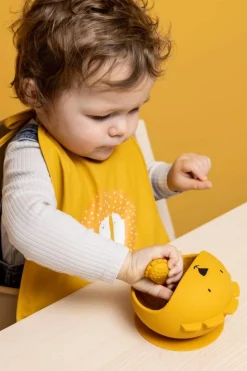 Naczynia Dla Dzieci | Trixie Zestaw do karmienia miseczka z przyssawką i łyżeczką - Lew