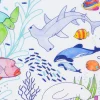 Idealne W Podróży|6 Lat+ | Super Petit Zestaw do kolorowania z silikonową matą - Coral Reef