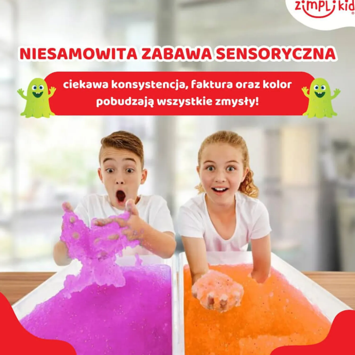 Zabawki Do Kąpieli|Do Kąpieli | Zimpli Kids Zestaw do tworzenia gelli z figurkami i tacą Gelli Worlds Fantasy Pack 3+