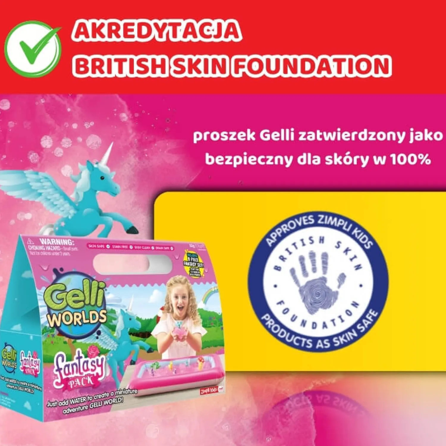 Zabawki Do Kąpieli|Do Kąpieli | Zimpli Kids Zestaw do tworzenia gelli z figurkami i tacą Gelli Worlds Fantasy Pack 3+