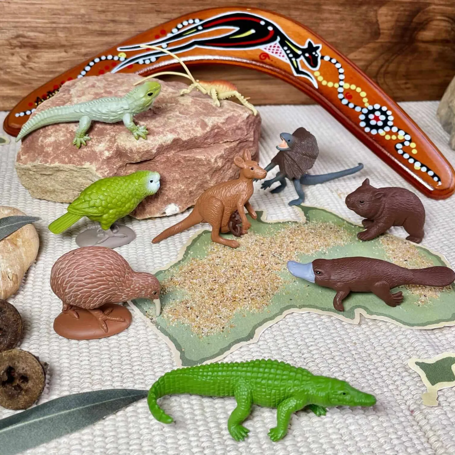 6 Lat+|3 Lata + | Safari Ltd. Zestaw Figurek w Tubie - Zwierzęta Australii
