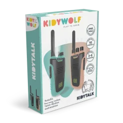 Zestaw krótkofalówek Walkie Talkie KIDYTALK - różowo-niebieskie