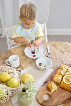 Zestaw śliniaków bawełnianych 5szt. 3m+ Happy Fruits Lemon