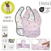 Śliniaki | Lassig Zestaw śliniaków wodoodpornych 6m+ Happy Rascals Heart lavender