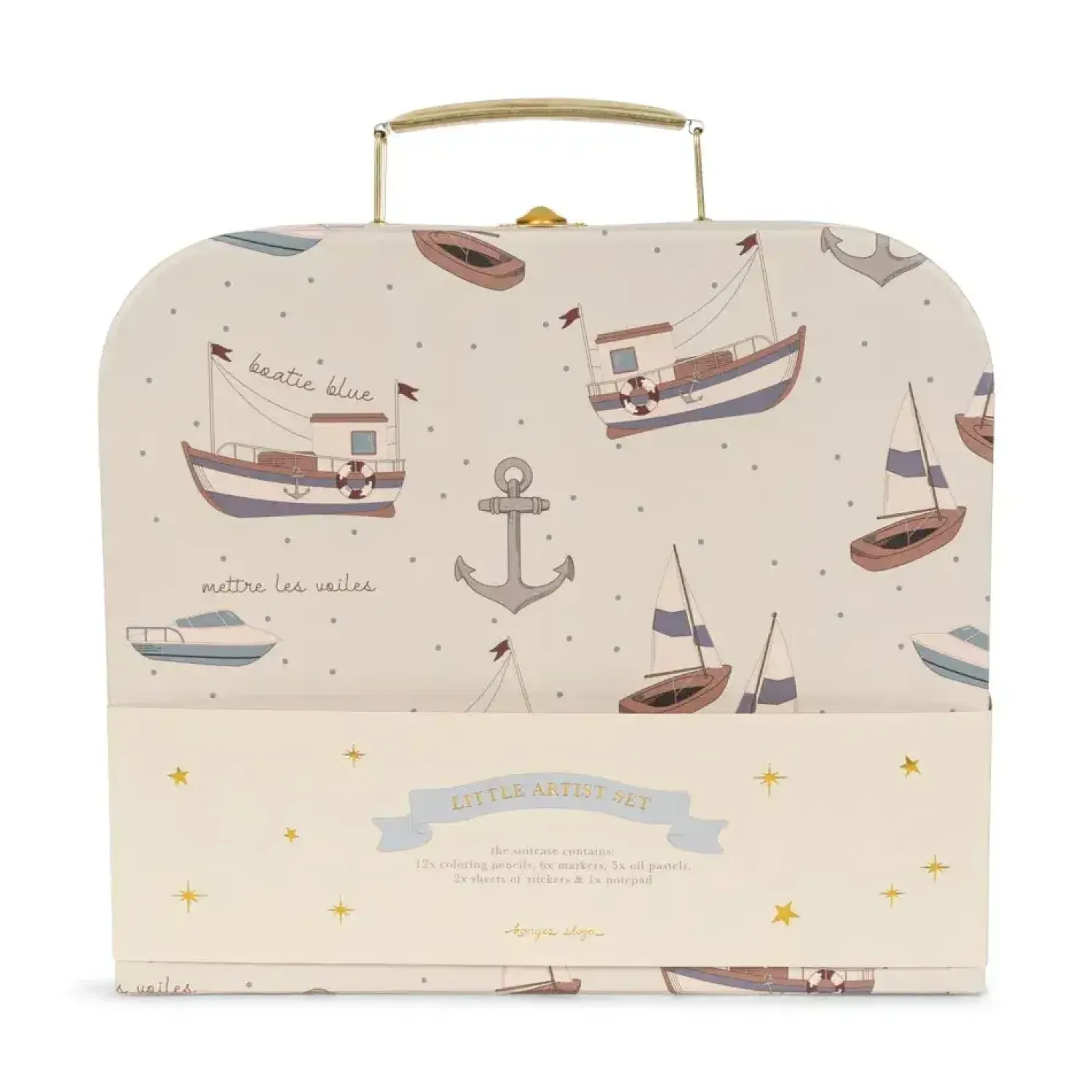 6 Lat+|7 Lat+ | Konges slojd Zestaw małego artysty - sail away